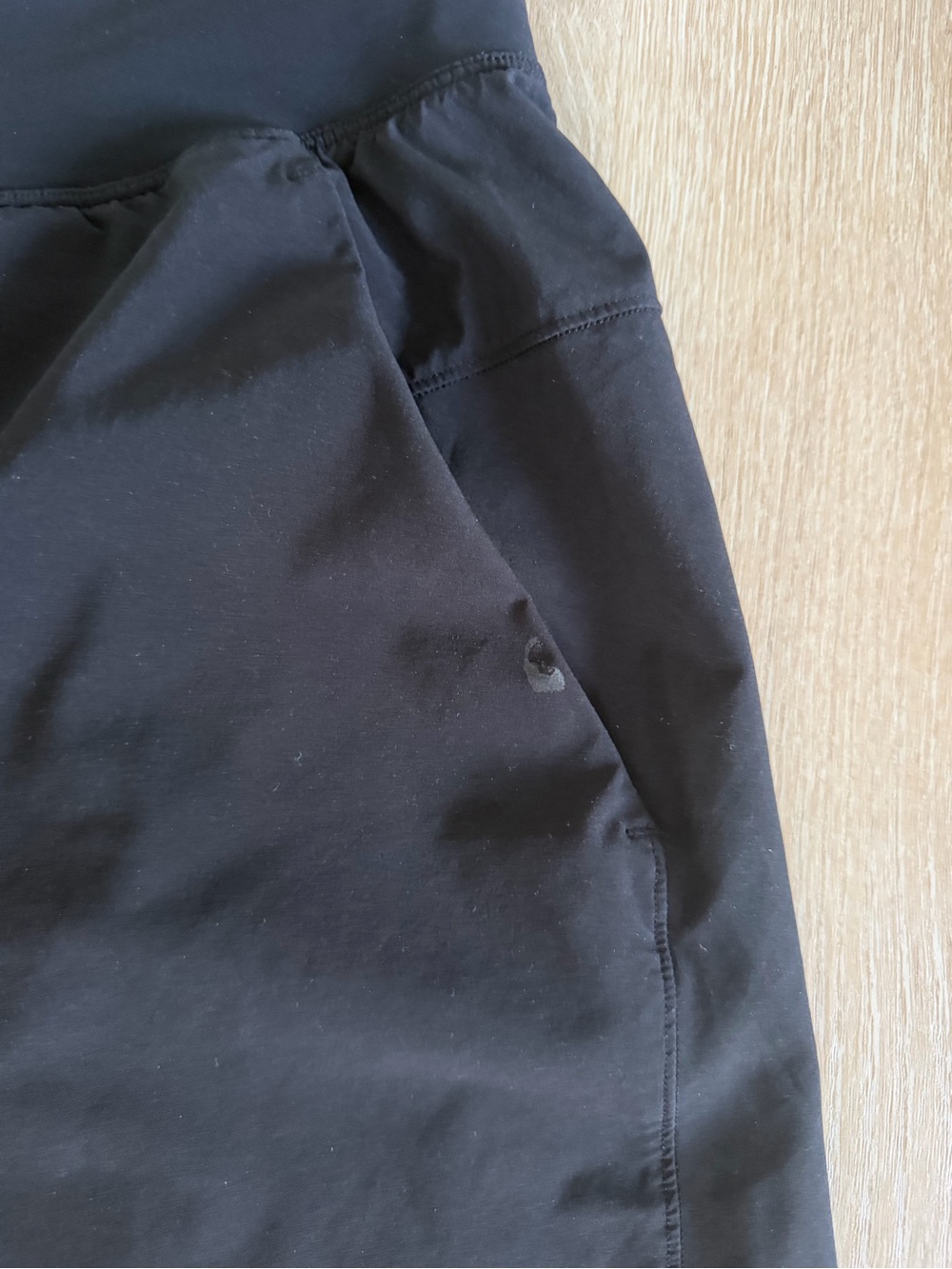 Men’s Lululemon Black Athletic Drawstring Shorts - Picture 3 of 6